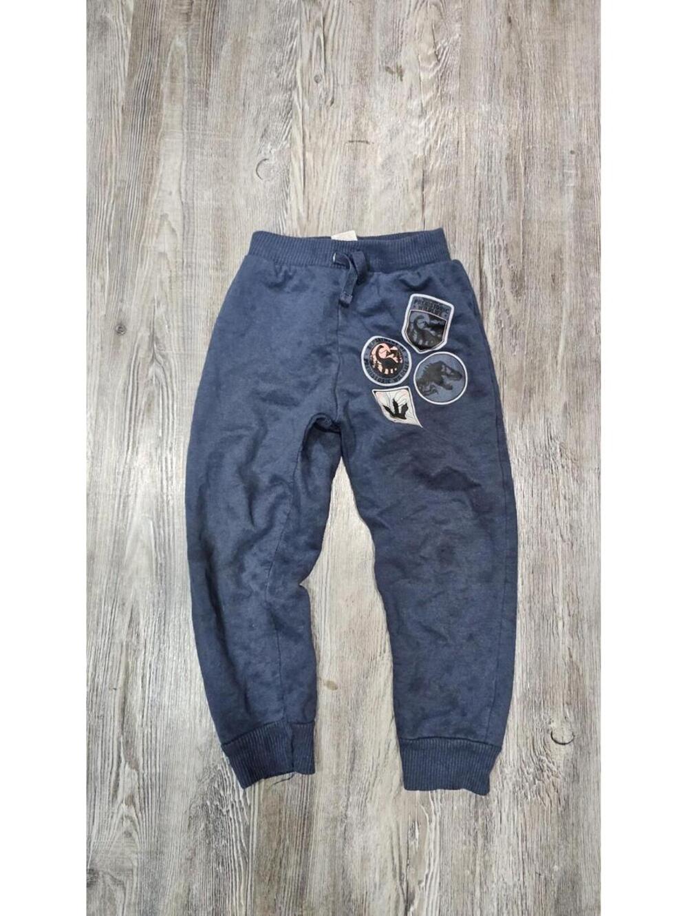 Jurassic Park Kids Navy Joggers Size 4 Dinosaur Sweatpants